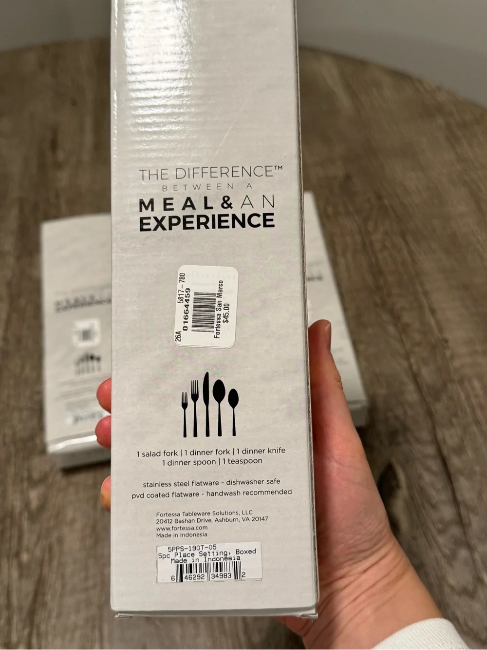 Fortessa San Marco Flatware in brushed Stainless Finish